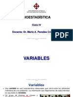 BioestadÃ - Stica Clase 02 Variables Escala de Medicion UCSG