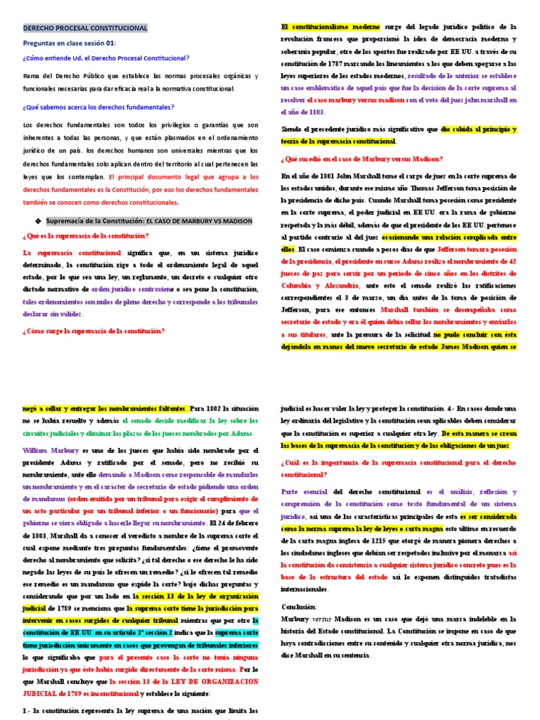Caso marbury versus madison pdf constituci n juez