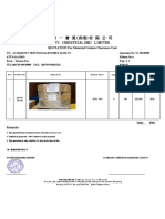 V1 Industrial HK Quotation for Customs Clearance Cost