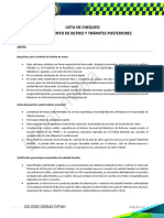 Lista de chequeo para trámites de retiro en la Policía Nacional