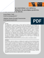 Neutralidade Científica e Ciência Jurídica - Lucas Costa e Gilsilene Francischetto