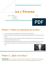 Ética y Persona