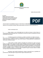 Ajuste no quantitativo de vagas pleiteadas para concurso público do INSS