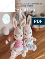 Free Patterns - Nina & Emilio Mini Rabbits