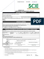 Formato Dc3 Constancia de Competencias O de Habilidades Laborales