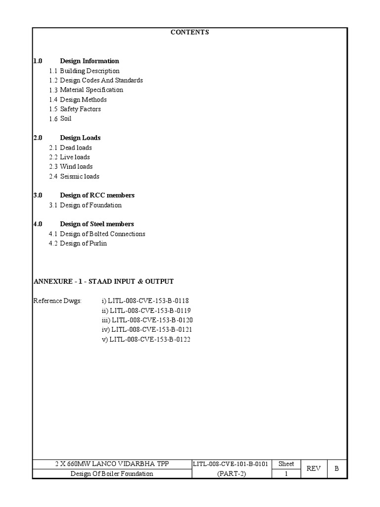 Design of CEP Pit Rev C | PDF | Strength Of Materials | Concrete