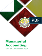 Managerial Accounting Module 2