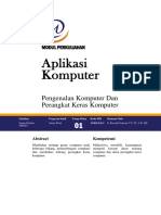 Aplikasi Komputer - Modul Pertemuan 1