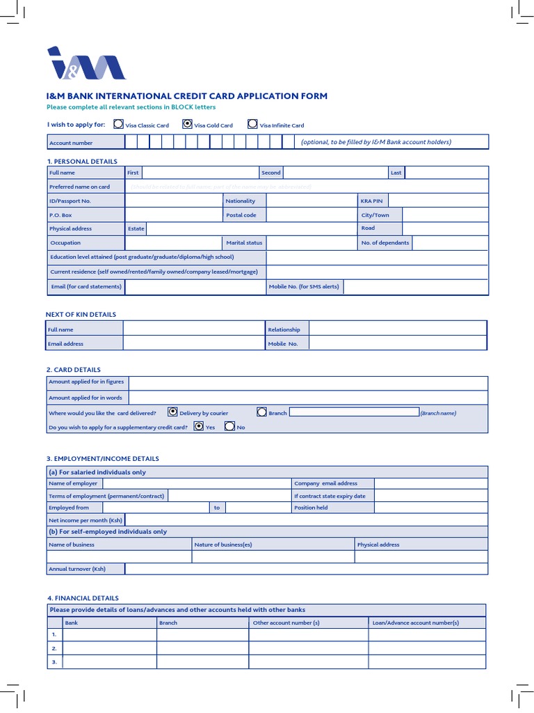 APPLY FOR A CREDIT CARD intelligence overview