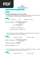 Mastering Percentage Increase and Decrease | PDF | Percentage | Mathematics