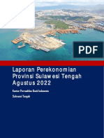 Laporan Perekonomian Provinsi Sulawesi Tengah Agustus 2022
