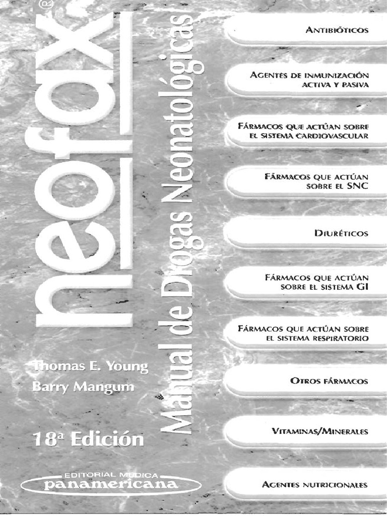Neofax 2020 en Espanol 18ed | PDF | Ciencia y matemáticas