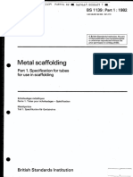 BS 1139-1-1982, Metal Scaffolding