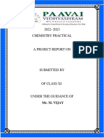 Chemistry First Three Sheets Project 11