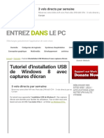 Tutoriel D'installation USB de Windows 8 Avec Captures D'écran