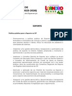 7 ESPORTE - Programa de Governo Leandro Grass Governador 43