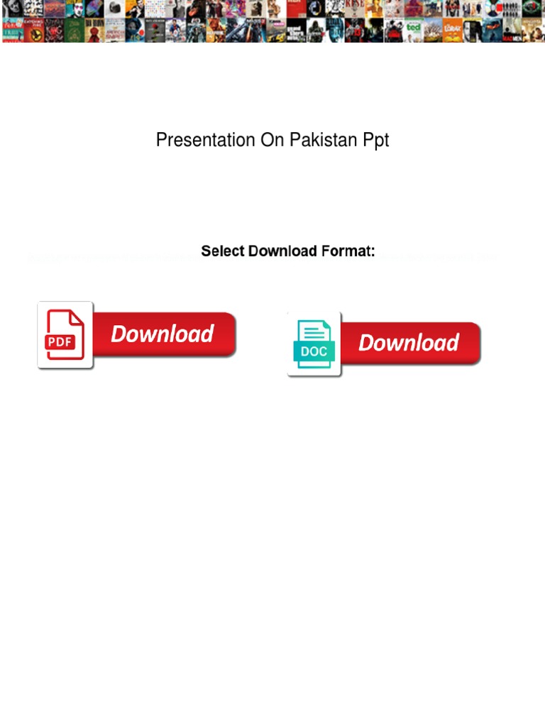 Presentation On Pakistan Pdf Microsoft Power Point Pakistan
