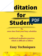 Student Meditation Markup