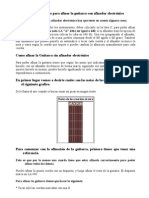 Instrucciones y Consejos para Afinar La Guitarra Con Afinador Electrónico