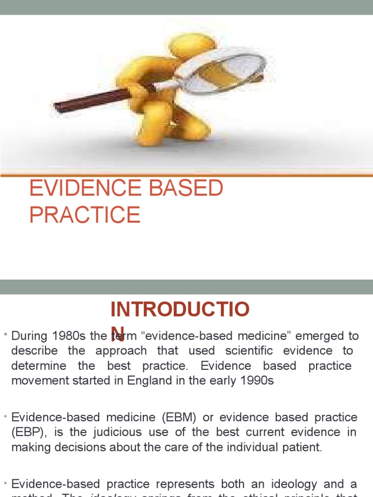 Evidence Based Practice | PDF | Evidence Based Practice | Evidence ...