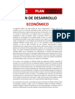 Plan de desarrollo económico - Ricardo Alfonsin 2011