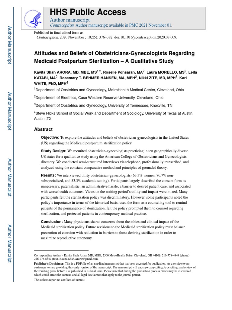 Navigating Complexity ObstetricianGynecologists' Perspectives on the