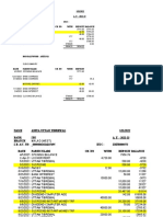 Bank statement summary and capital account analysis