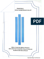 Prop. Permohonan Semenisasi JL - Poros Sp8-Sp7 Arah Jemb. Gantung