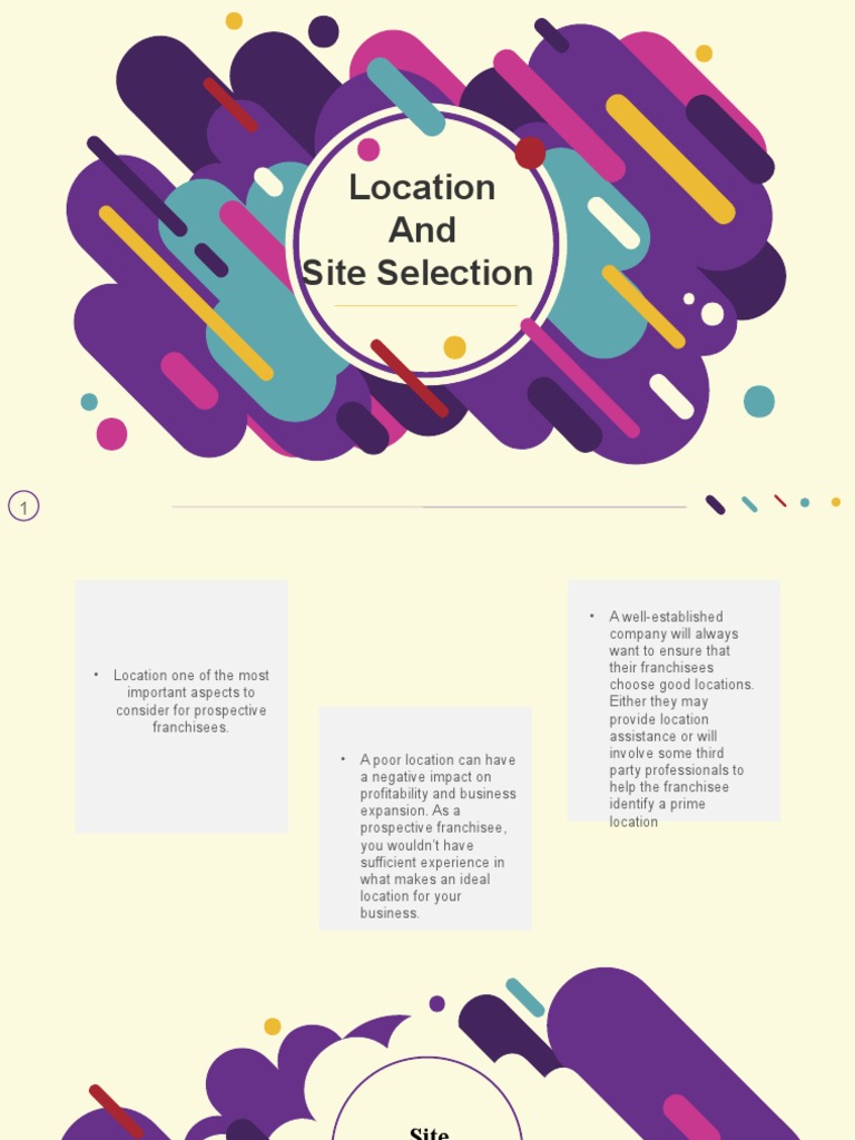 Franchise Site Selection Essentials | PDF | Franchising | Market ...