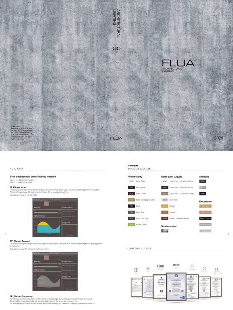 Flua Lighting Catalogue Overview | PDF