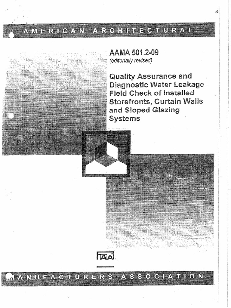 Appendix-2 AAMA 501.2-09 01 | PDF
