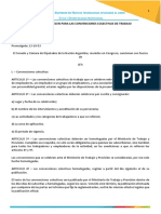 Ley 14250 Convenios Colectivos de Trabajo