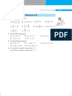 Lineaer Equation HomeWork