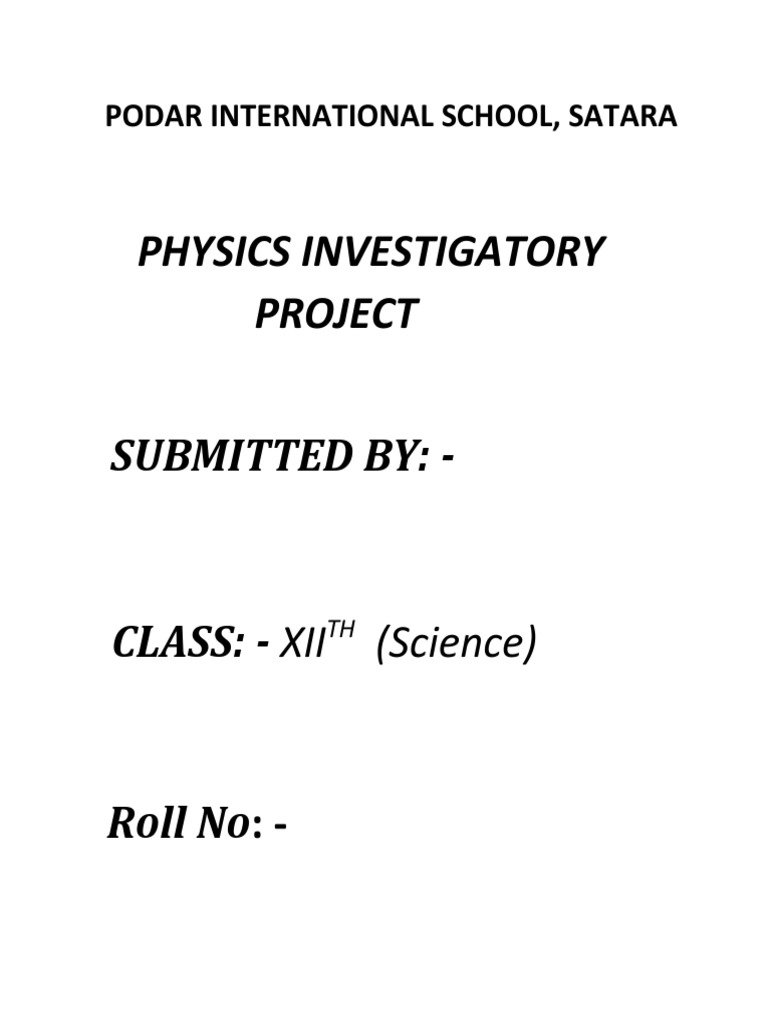 Transformer Physics Project Report | PDF | Transformer | Inductor