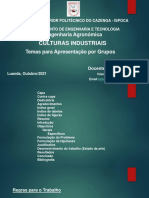 Temas para Apresentação Culturas Industriais