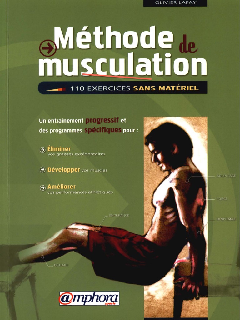 Méthode de Musculation - 110 Exercices Sans Matériel (Olivier LAFAY) | PDF