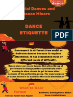 Dance Etiquette