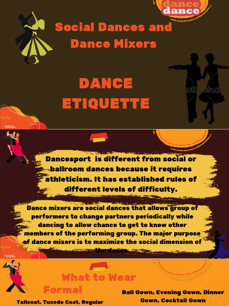 Dance Etiquette Download Free Pdf Clothing Consumer Goods
