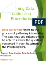 PR2 Planning Data Collection Procedures