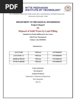 Disposal of Solid Waste by Land Filling