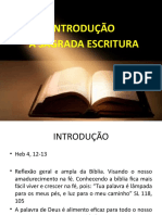 Introdução A Sagrada Escritura