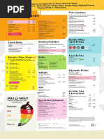 Garsa Kitchen Full Menu Overview | PDF | Salad | Food And Drink Preparation