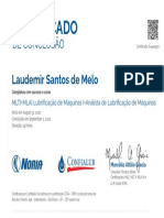 Curso Lubrificação Máquinas Certificado