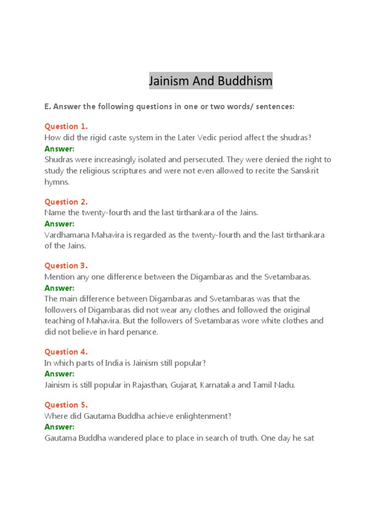 Jainism and Buddhism | PDF | Ahimsa | Gautama Buddha