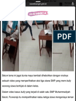 Miris, 5 Kasus Bullying Paling Menyedihkan Ini Terjadi Di Sekolah Indonesia!