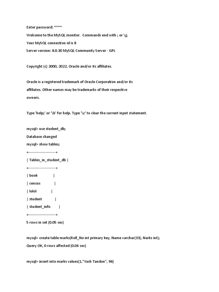 SQL | PDF | Data | Data Management