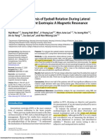 Eyeball Rotation During Lateral Gaze in Intermittent Exotropia - A MRI Study