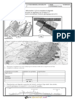 Série D'exercices N°1 - SVT - TECTONIQUE CARTE GEOLOGIQUE - 2ème Sciences Exp (2017-2018) Mme JERBI WEJDEN