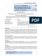 Anaesthesia Management in Patient With Low Ejection Fraction