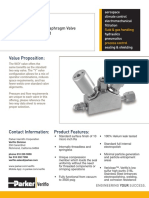 Parker Veriflo - UHP Stainless Steel Diaphragm Valve HP Manifold - 25000015 - V1 - 945Y Series